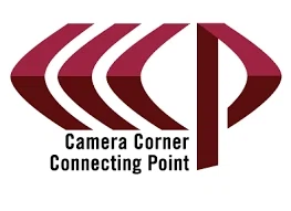 Camera Corner Connecting Point Merchant Logo