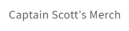 Captain Scott's Merch Merchant Logo