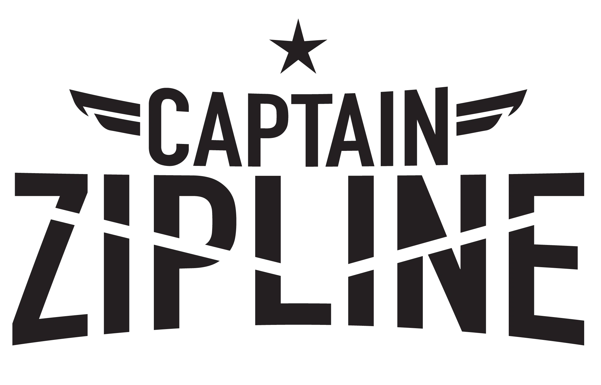 Captain Zipline Merchant Logo