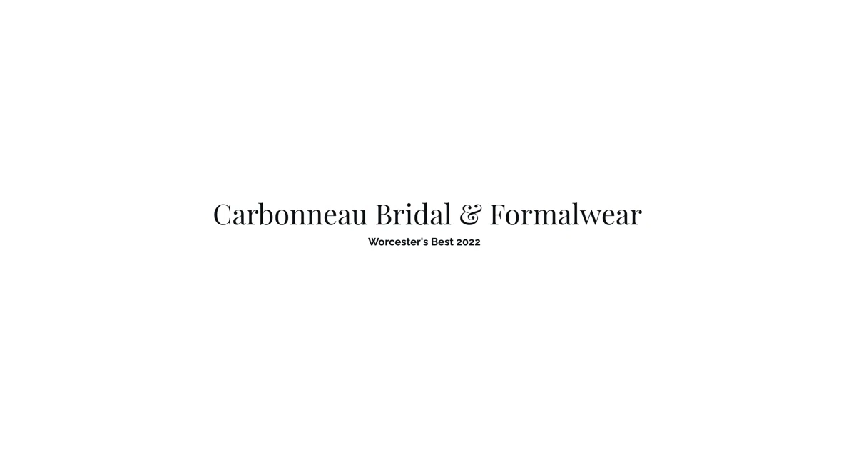 Carbonneau bridal & formalwear Clearance
