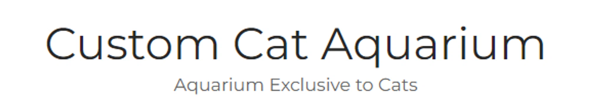 CUSTOM CAT AQUARIUM Promo Code — 200 Off 2024