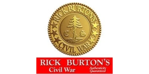Rick Burton's Civil War Antiques. Merchant logo