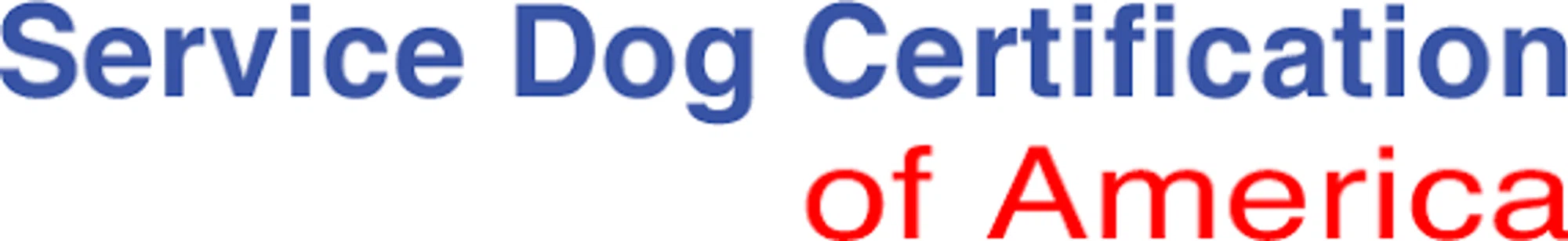 Service Dog Certification of America coupons