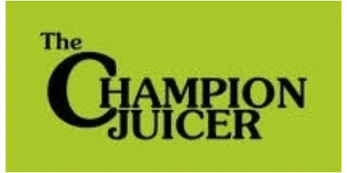 Champion Juicer Promo Code