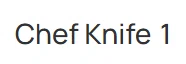 Chef Knife 1 Promo Code