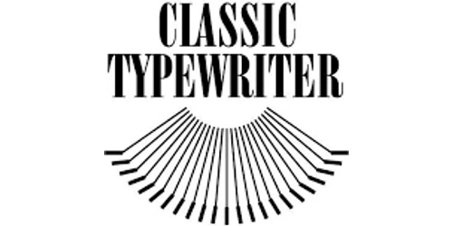 Classic Typewriter Promo Code