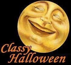 Classy Halloween Merchant Logo