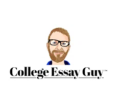 College Essay Guy Merchant Logo