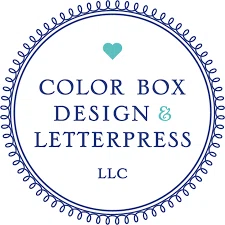 Color Box Design & Letterpress Merchant Logo