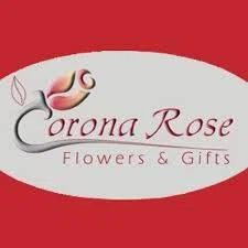 Corona Rose Flowers Merchant Logo