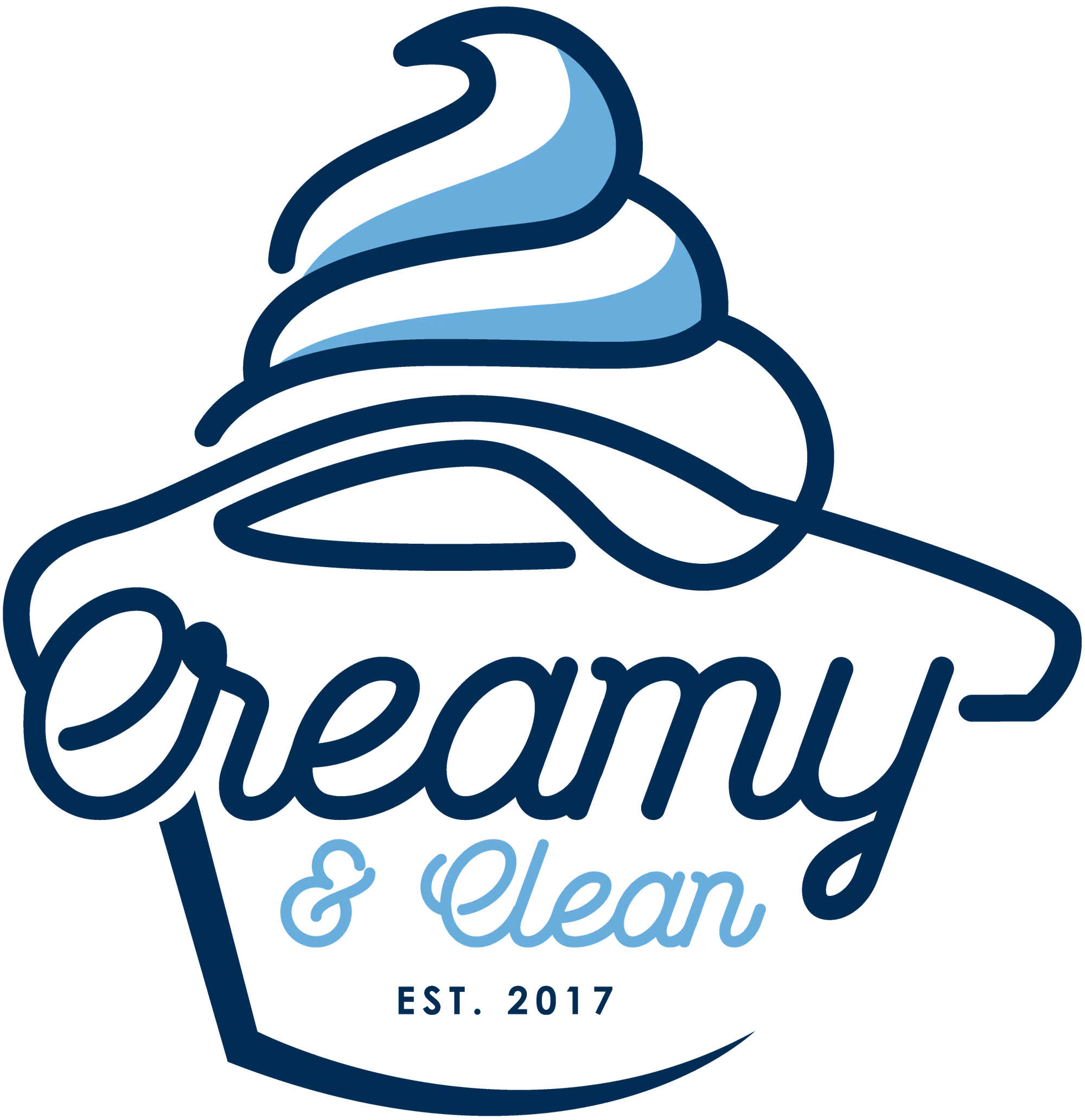 Creamy and Clean Merchant Logo