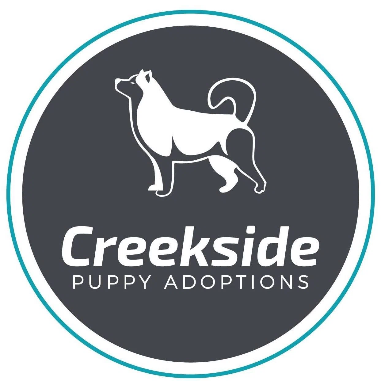 Creekside Puppy Adoptions Merchant Logo
