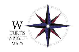 Curtis Wright Maps Merchant Logo