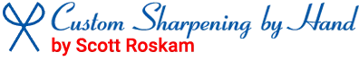 Custom Sharpening (Custom Sharpening by Hand) Merchant Logo
