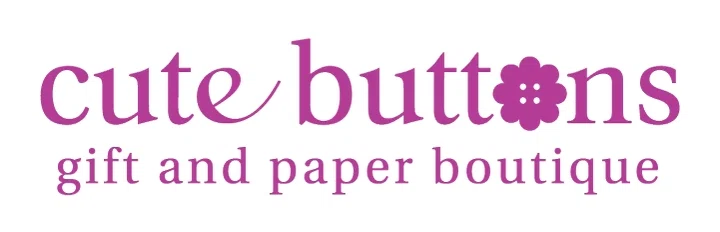 Cute Buttons Gift and Paper Boutique Merchant Logo