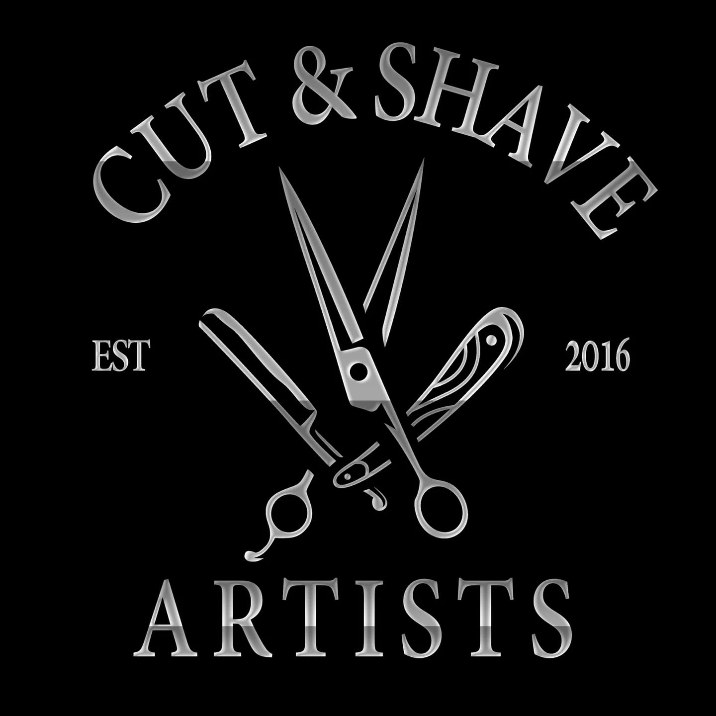 Cut & Shave Artists Merchant Logo