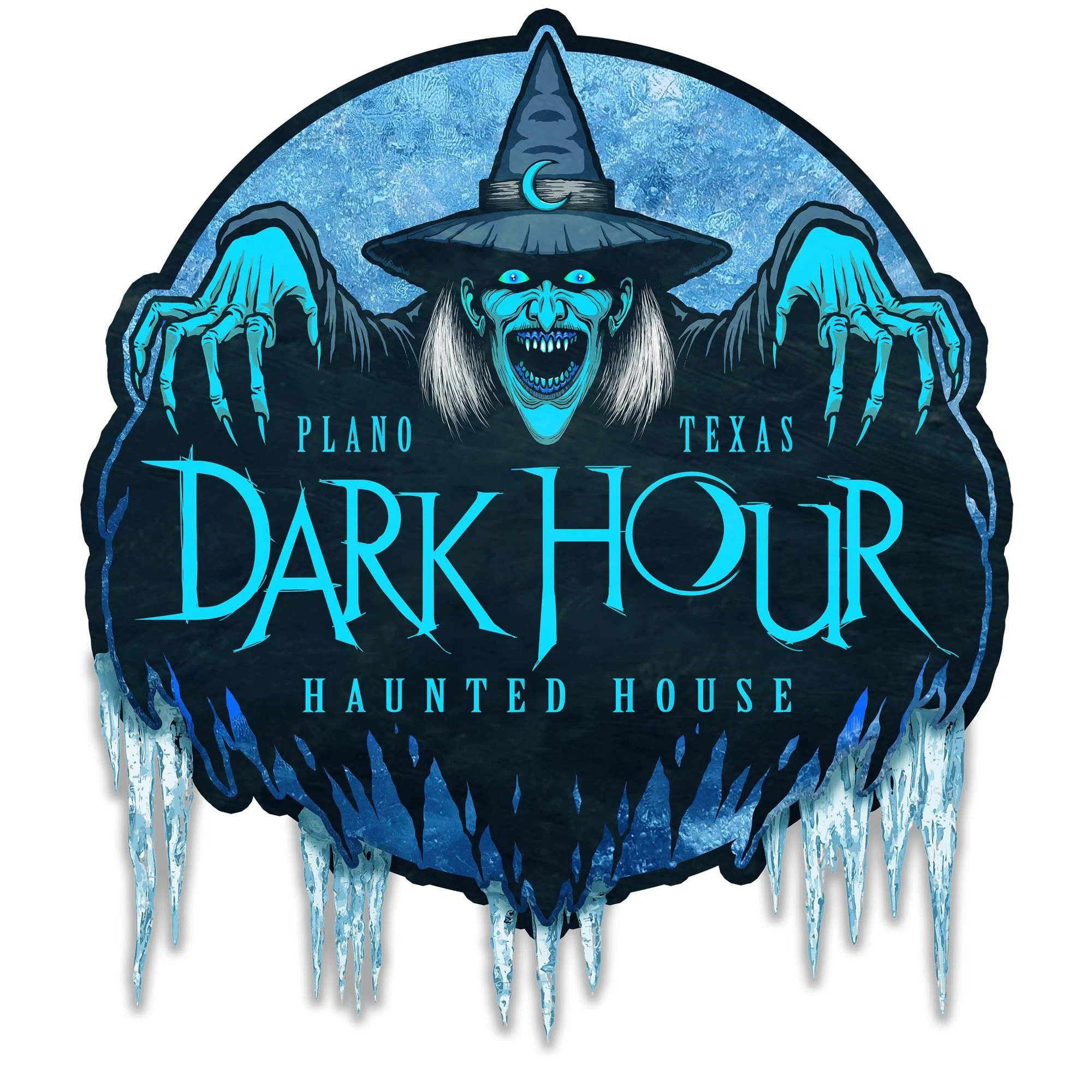 Dark Hour Haunted House Merchant Logo