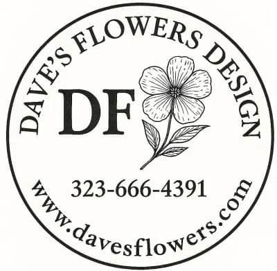 Floral Design by Dave's Flowers Merchant Logo