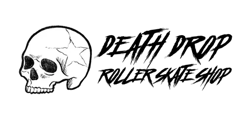 Death Drop Roller Skate Shop Merchant Logo
