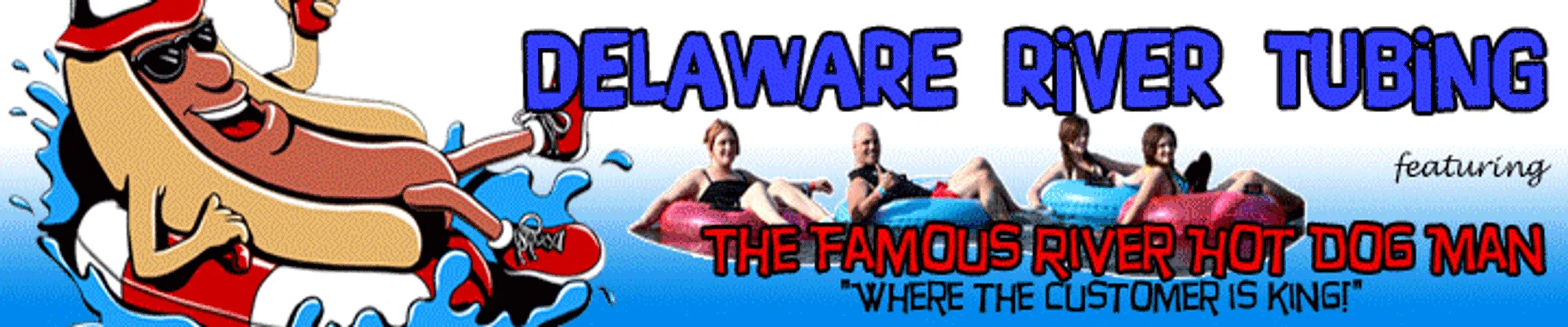 Delaware River Tubing Merchant Logo