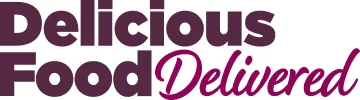 Delicious Food Delivered Merchant Logo