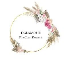 D Glamour Pinecrest Flowers Merchant Logo