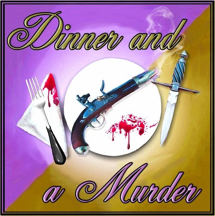 Dinner and a Murder Merchant Logo