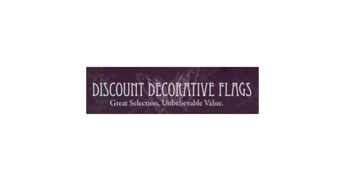 DISCOUNT DECORATIVE FLAGS Promo Code โ 45 Off 2025