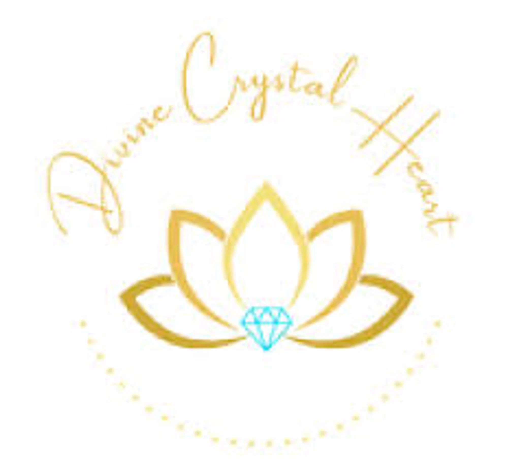 Divine Crystal Heart Merchant Logo