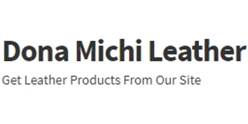 Dona Michi Leather Promo Code