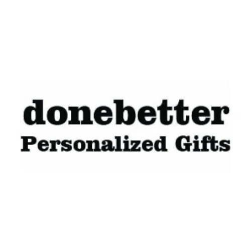 Donebetter Personalized Gifts Promo Code