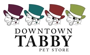 Downtown Tabby Pet Store Merchant Logo