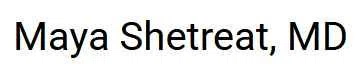 Dr. Maya Shetreat Merchant Logo
