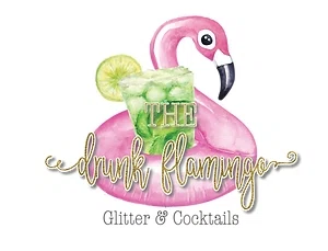The Drunk Flamingo Merchant Logo
