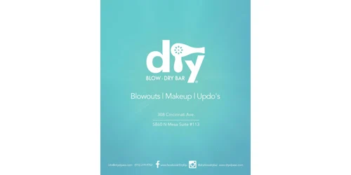 DRY, A BLOW DRY BAR Promo Code