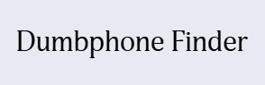 Dumbphone Finder coupons