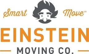 Einstein Moving Company Merchant Logo