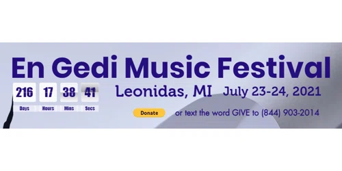 En Gedi Music Fest Promo Code