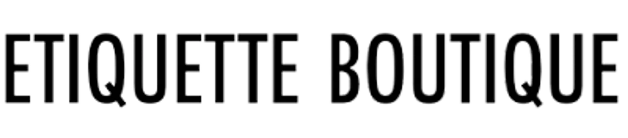 Etiquette Boutique Merchant Logo