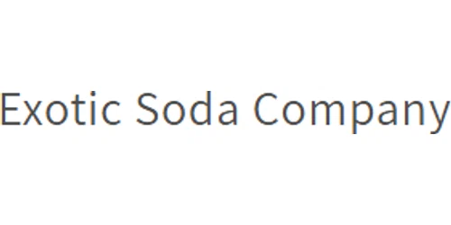 Exotic Soda Company Promo Code