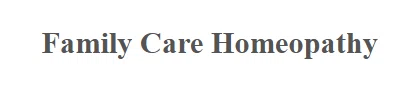 Family Care Homeopathy Merchant Logo