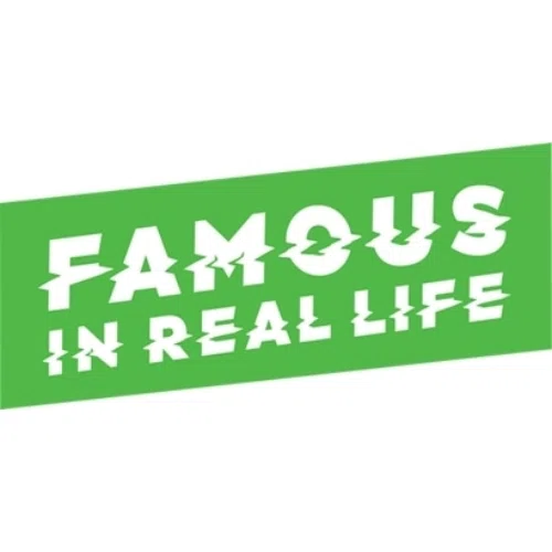 famous in real life t shirts discount code