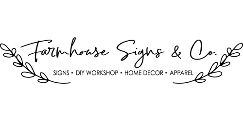 Farmhouse Signs & Co. Promo Code