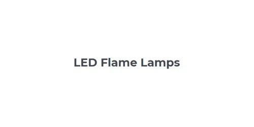 LED Flame Lamps coupon