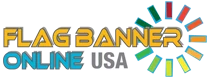 Flag Banner Merchant Logo