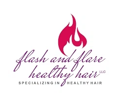 Flash and Flare Hair Merchant Logo