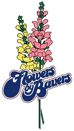Flowers by Bauer's & Greenhouse Merchant Logo