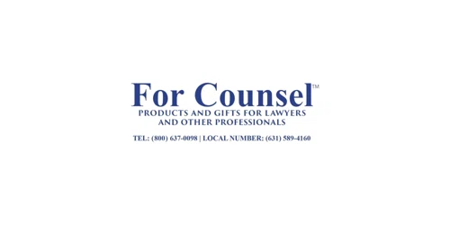 For Counsel coupon