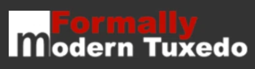 Formally Modern Tuxedo Merchant Logo