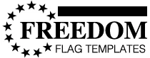 FREEDOM Flag Templates Merchant Logo